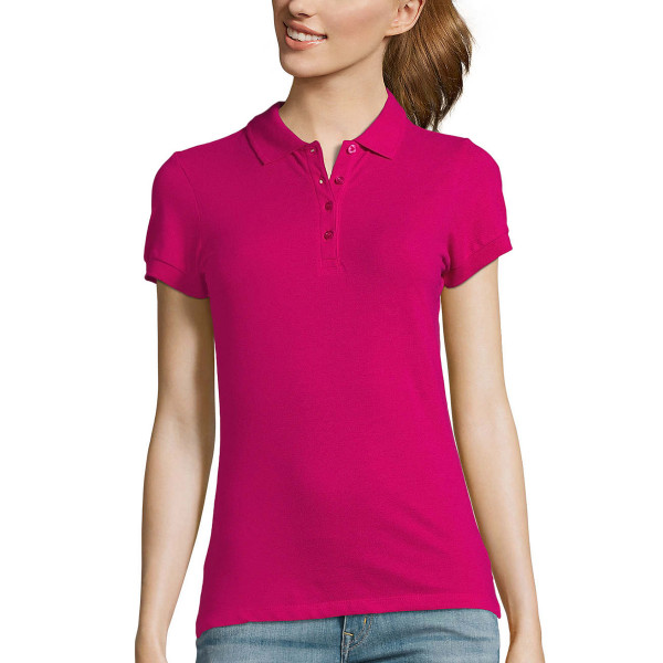Damen-Poloshirt ohne Aufdruck Damen-Poloshirt ohne Aufdruck