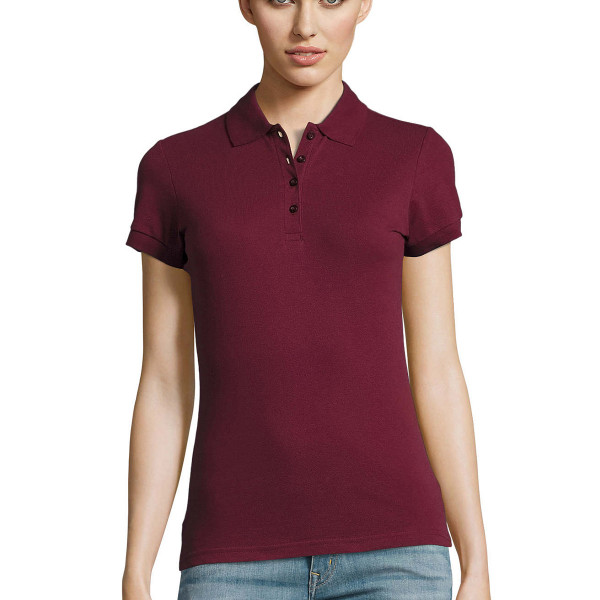 Damen-Poloshirt ohne Aufdruck Damen-Poloshirt ohne Aufdruck