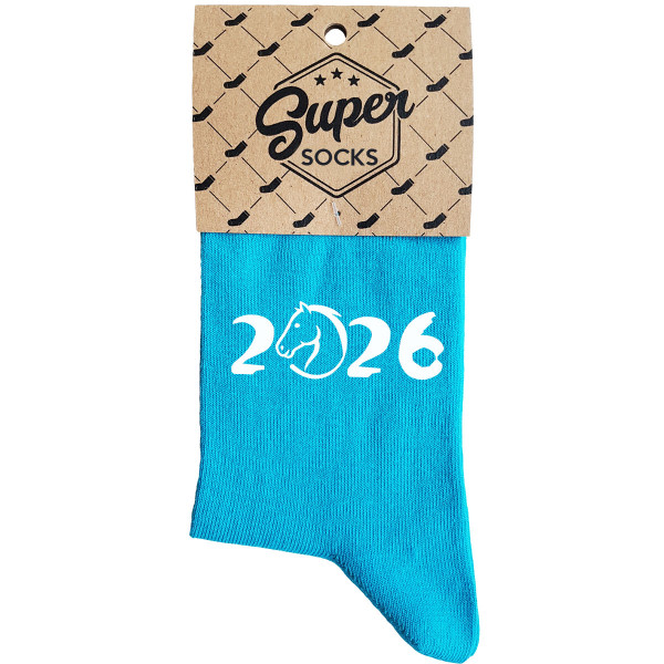 Damensocken "2026 – Das Jahr des Pferdes" Damensocken "2026 – Das Jahr des Pferdes"
