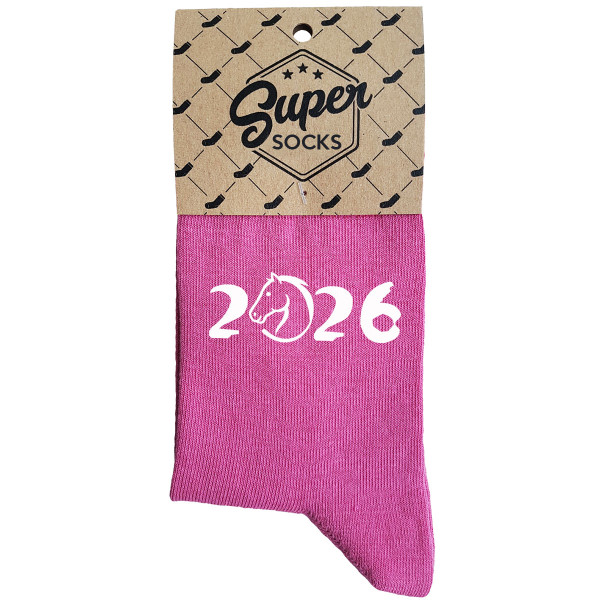 Damensocken "2026 – Das Jahr des Pferdes" Damensocken "2026 – Das Jahr des Pferdes"