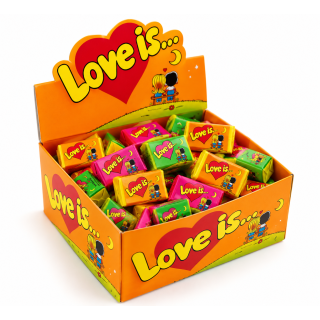 Kaugummi „LOVE IS...“ (verschiedene Geschmacksrichtungen), 1 Stk.
