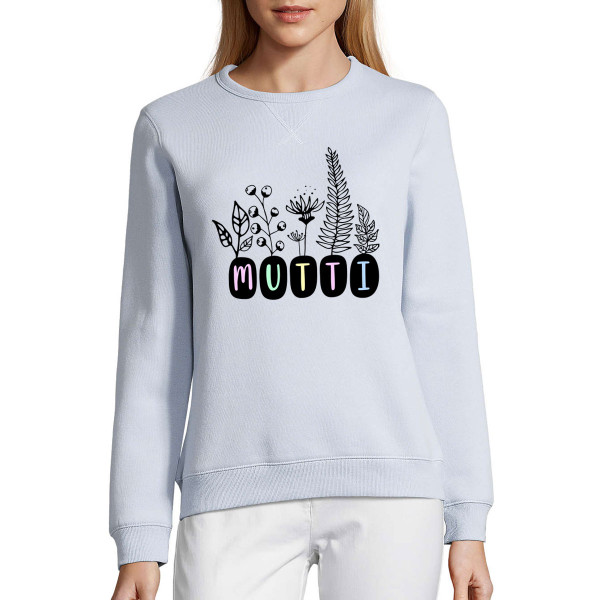 Pastellfarbenes UNISEX Sweatshirt Sully "MUTTI" Pastellfarbenes UNISEX Sweatshirt Sully "MUTTI"