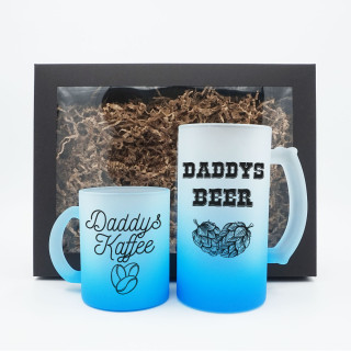 Premium-Geschenkset "Daddys Kaffee und Daddys Bier"