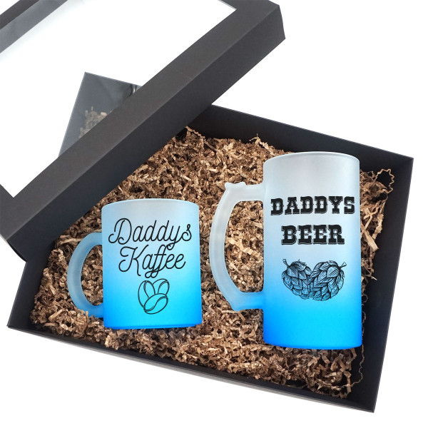 Premium-Geschenkset "Daddys Kaffee und Daddys Bier" Premium-Geschenkset "Daddys Kaffee und Daddys Bier"