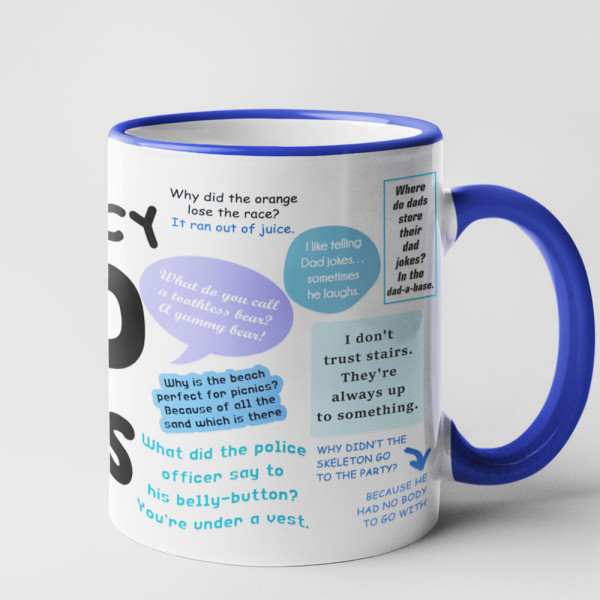Tasse "Emergency dad jokes"