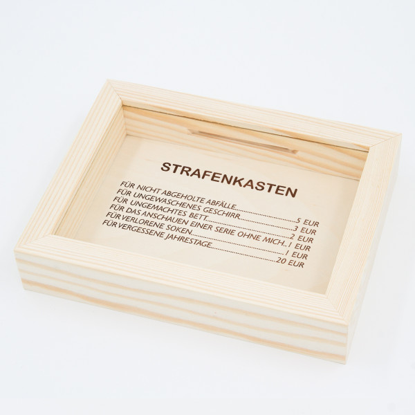 Rahmen - Bank "UNSER STRAFRAUM"