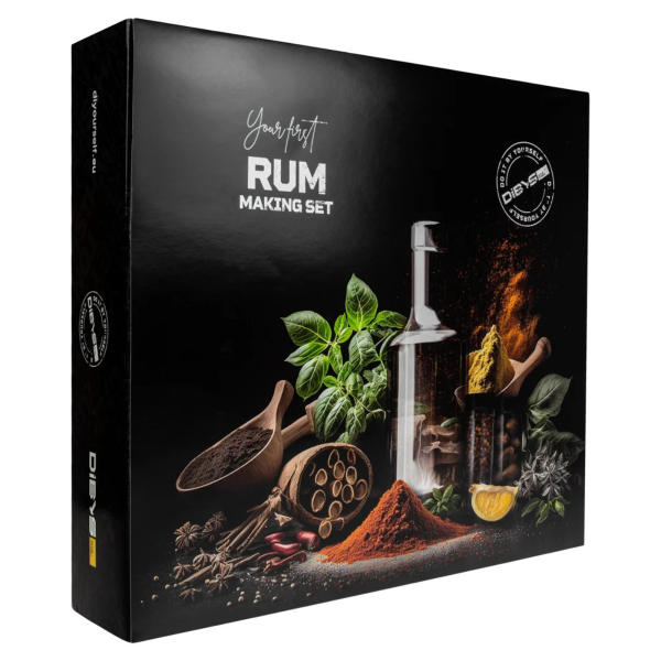 Rum-Herstellungsset mit Gewürzen und Cocktailzubehör