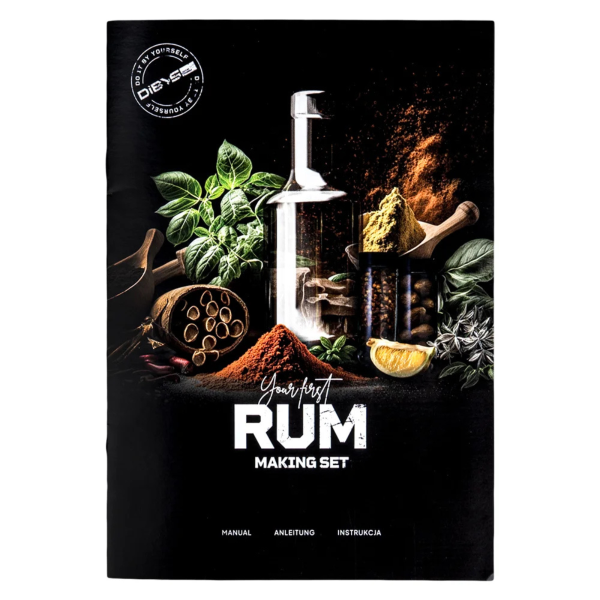 Rum-Herstellungsset mit Gewürzen und Cocktailzubehör