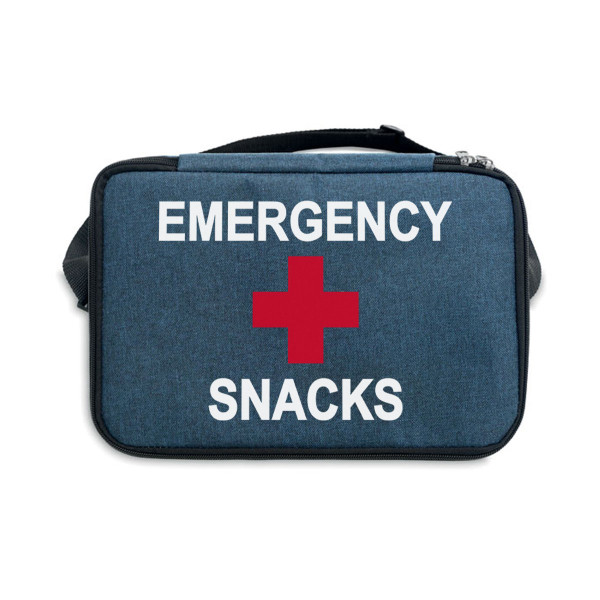 Kühltasche mit zwei Fächern „Notfall-Snacks“