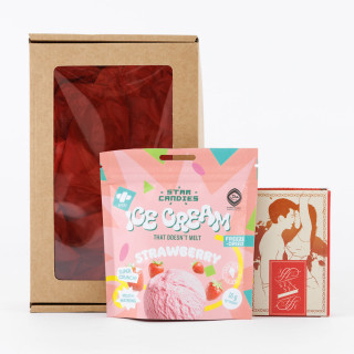 Geschenkset „Erdbeersex“