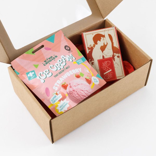 Geschenkset „Erdbeersex“