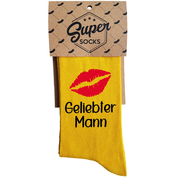 Socken "Geliebter Mann mit einem Kuss" Socken "Geliebter Mann mit einem Kuss"