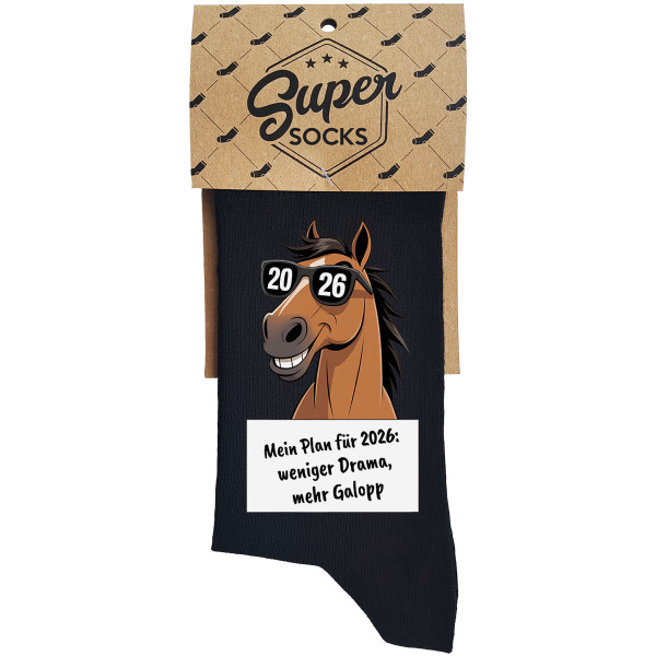 Socken "Mein Plan für 2026"