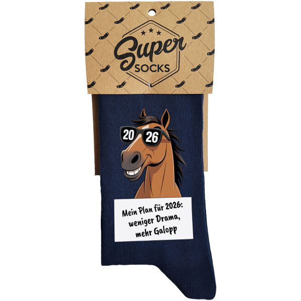 Socken "Mein Plan für 2026"