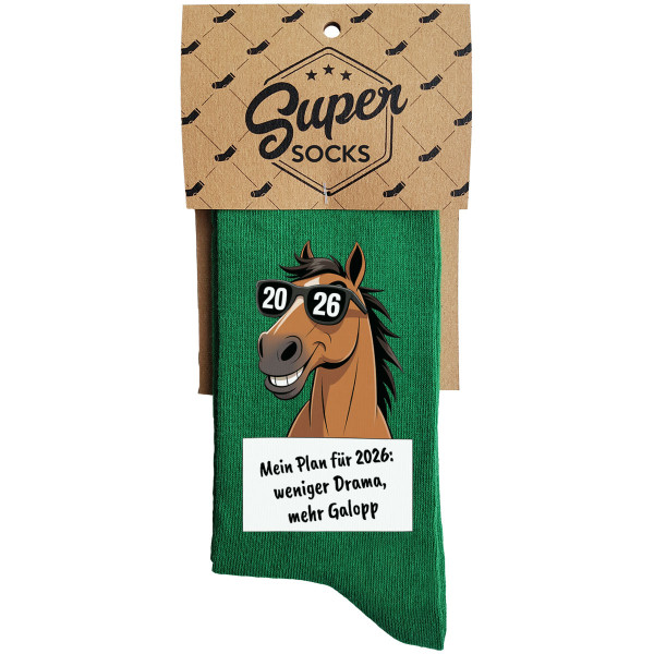 Socken "Mein Plan für 2026"