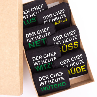 Socken-Set "7 Tage des Chefs"