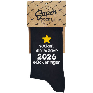 Socken "Socken, die im Jahr 2026 Glück bringen"