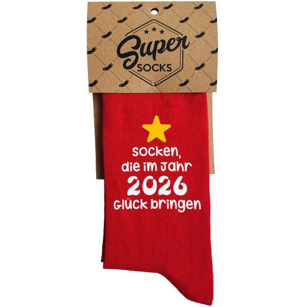 Socken "Socken, die im Jahr 2026 Glück bringen" Socken "Socken, die im Jahr 2026 Glück bringen"
