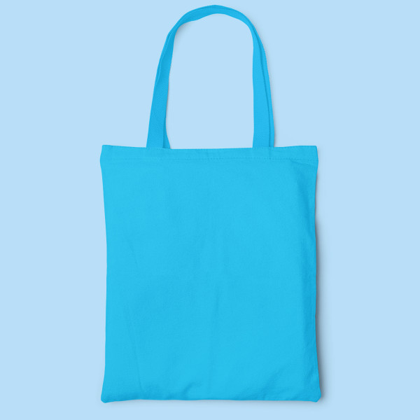 Bunte Stofftasche ohne Aufdruck