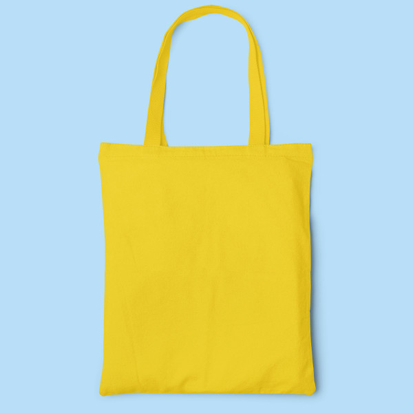 Bunte Stofftasche ohne Aufdruck