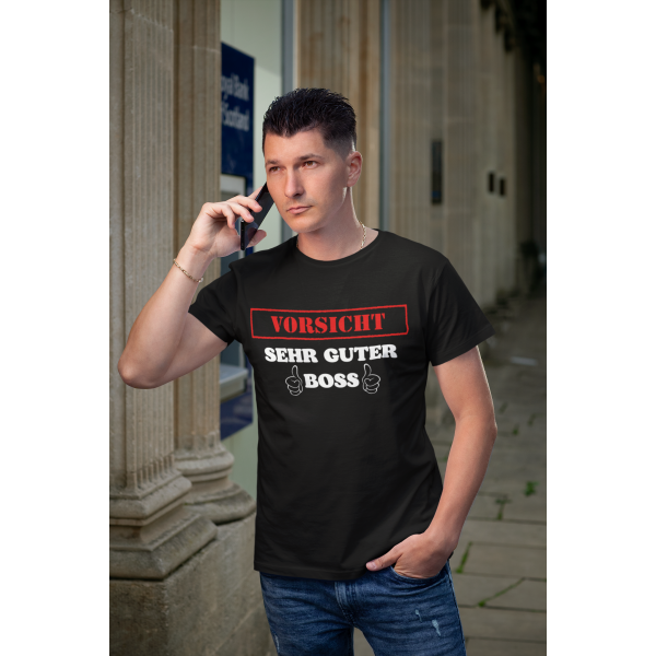 T-shirt "Achtung! Sehr guter Chef"