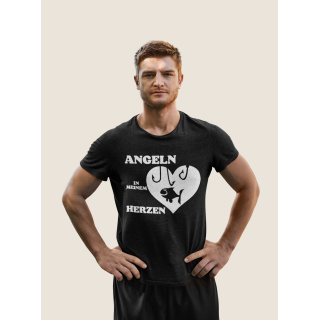 T-shirt "Angeln in meinem Herzen"