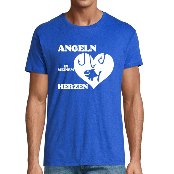 T-shirt "Angeln in meinem Herzen"