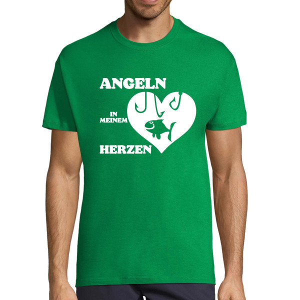 T-shirt "Angeln in meinem Herzen"