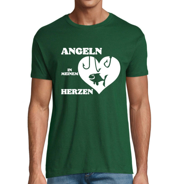 T-shirt "Angeln in meinem Herzen"