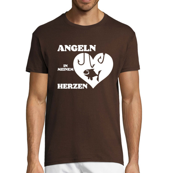 T-shirt "Angeln in meinem Herzen"