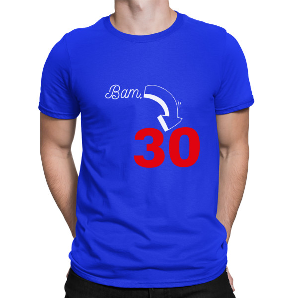 T-Shirt „Bam, Geburtstag ist da“ mit der Jahreszahl Ihrer Wahl T-Shirt „Bam, Geburtstag ist da“ mit der Jahreszahl Ihrer Wahl