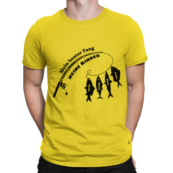 T-Shirt "Best Catch" mit den Namen der Kinder