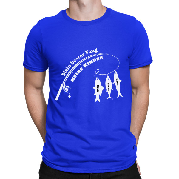 T-Shirt "Best Catch" mit den Namen der Kinder