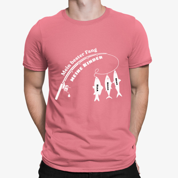 T-Shirt "Best Catch" mit den Namen der Kinder