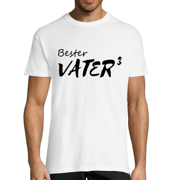 T-shirt "Bester Vater (hoch drei)"