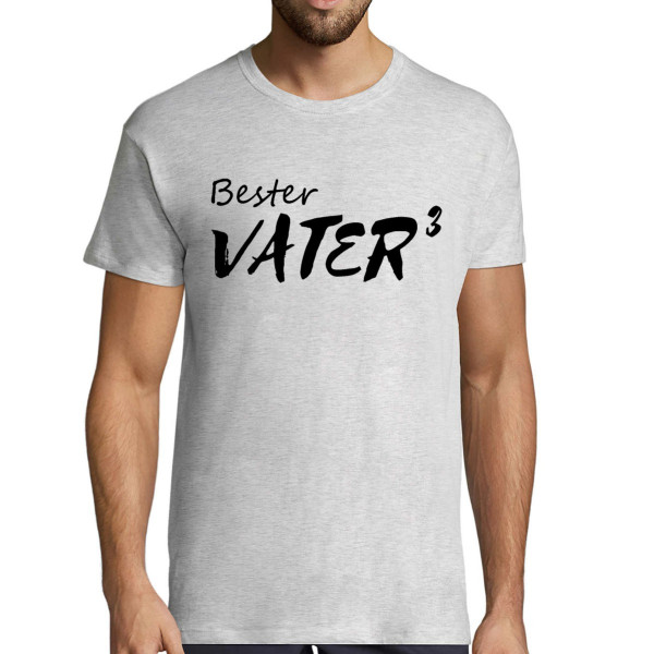 T-shirt "Bester Vater (hoch drei)"