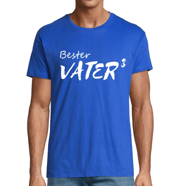 T-shirt "Bester Vater (hoch drei)"