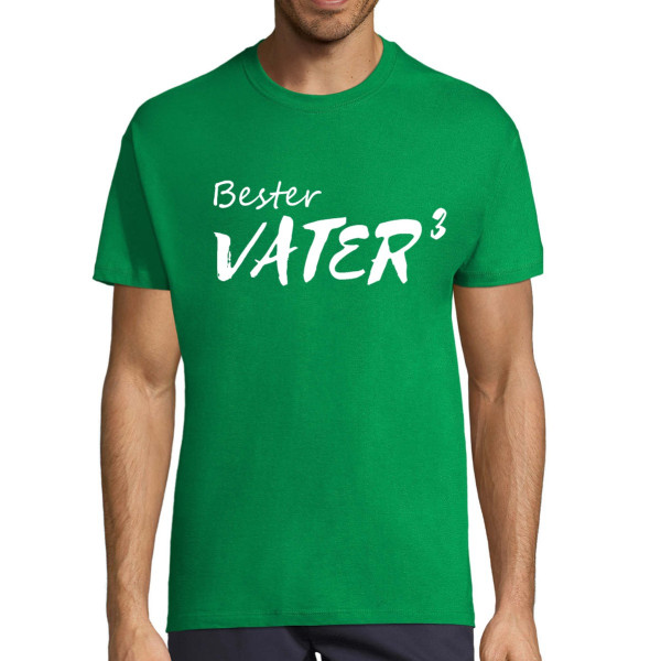 T-shirt "Bester Vater (hoch drei)"