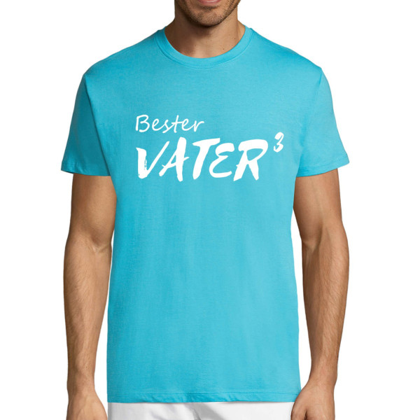 T-shirt "Bester Vater (hoch drei)"
