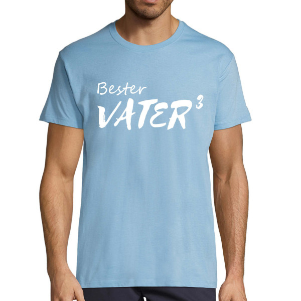 T-shirt "Bester Vater (hoch drei)"