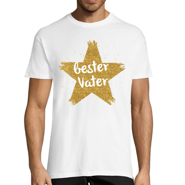 T-shirt "Der beste Vater mit einem Stern"