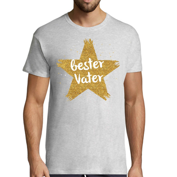 T-shirt "Der beste Vater mit einem Stern"