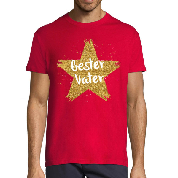 T-shirt "Der beste Vater mit einem Stern"