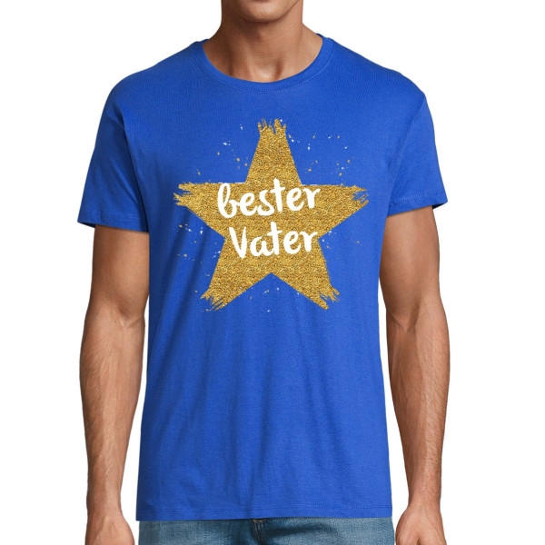 T-shirt "Der beste Vater mit einem Stern"