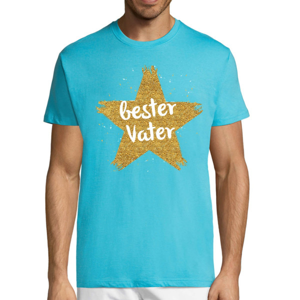 T-shirt "Der beste Vater mit einem Stern"