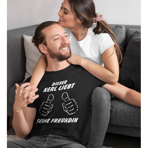 T-shirt "Dieser Kerl liebt seine Freundin"