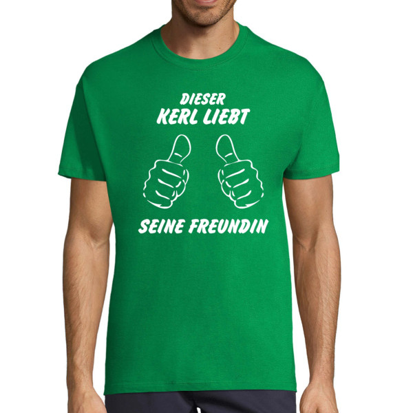 T-shirt "Dieser Kerl liebt seine Freundin"