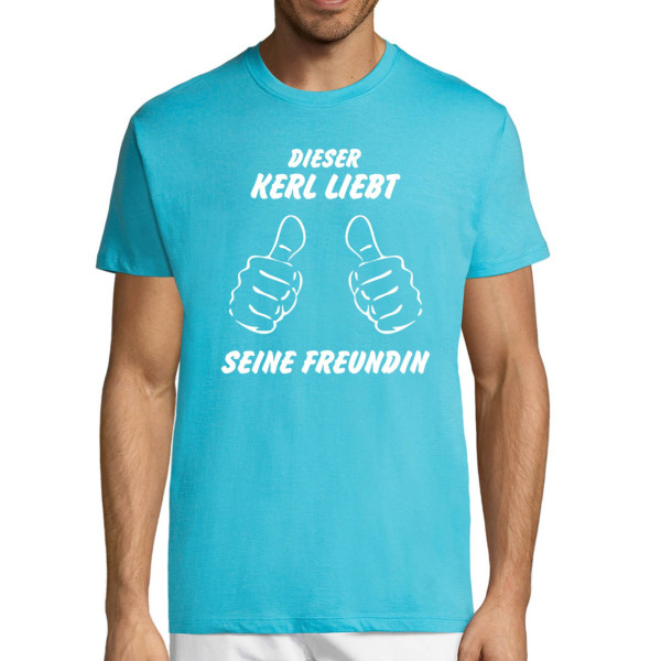 T-shirt "Dieser Kerl liebt seine Freundin"