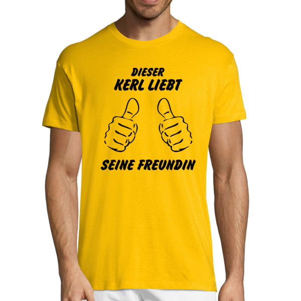 T-shirt "Dieser Kerl liebt seine Freundin"