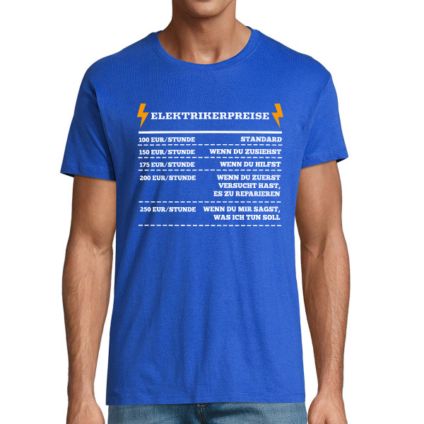T-Shirt "Elektrikerpreise"